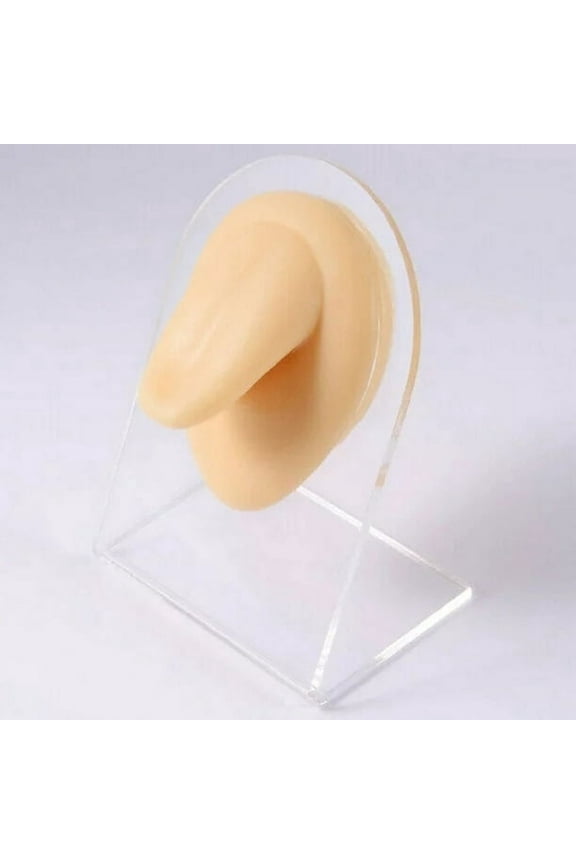 BodyJewelryOnline 1pc Soft Silicone Flexible Model Body Part Display for Piercing Practice Men Women