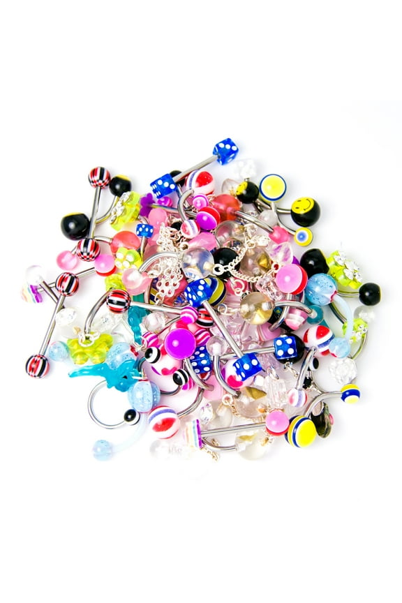 BodyJewelryOnline Assorted Body Jewelry Bundle Ten Pieces