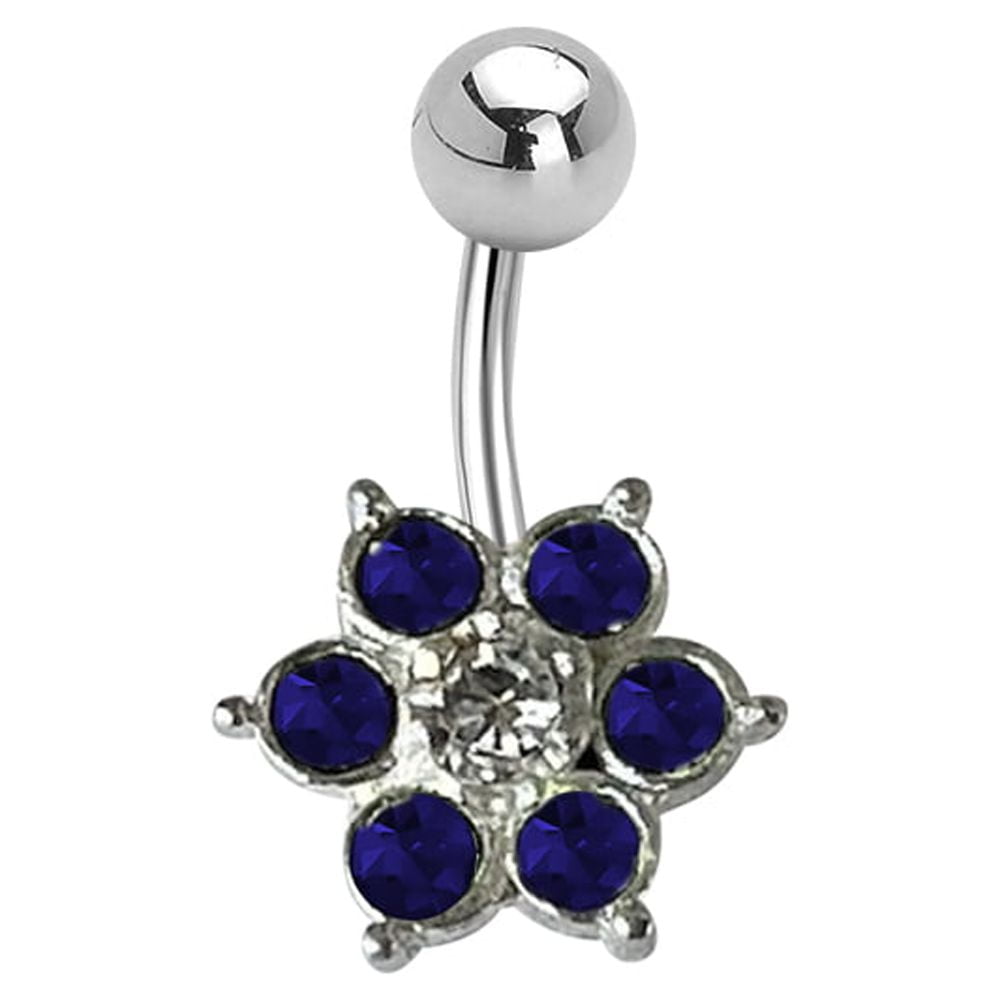 Belly Button Ring Navel Piercing surgical steel 14G