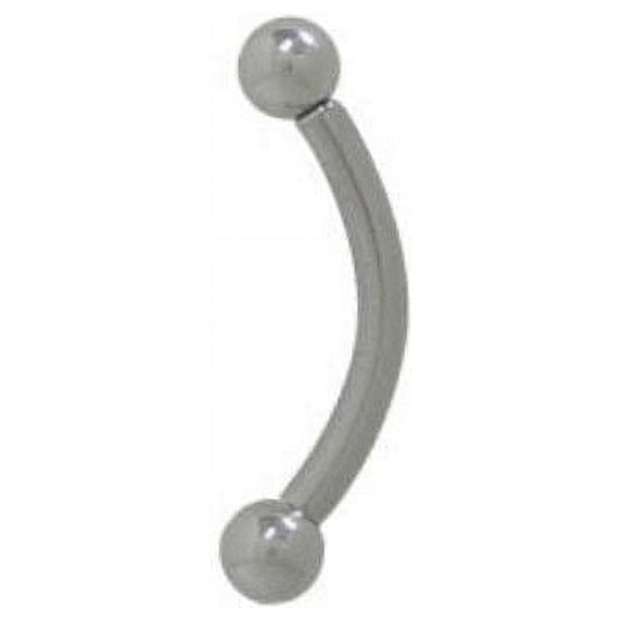 BodyJewelryOnline Curved Barbell Ring Surgical Steel 12 Gauge 4 Different Length Available Men Women
