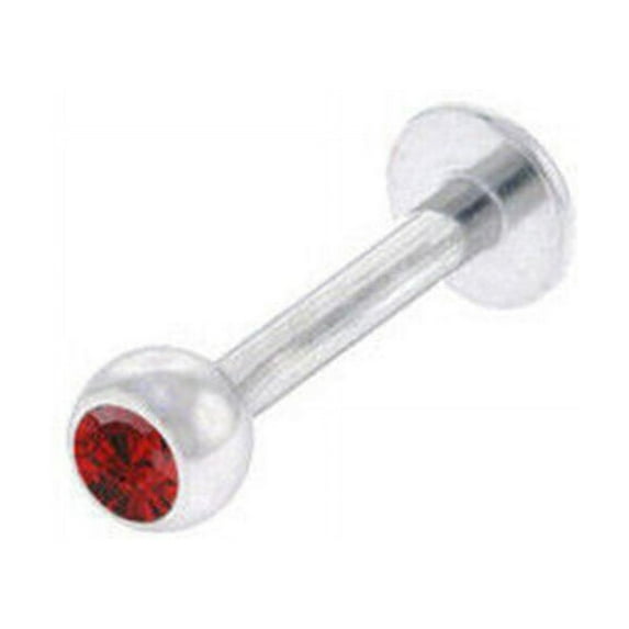 BodyJewelryOnline Labret Monroe Surgical Steel Lip Jewelry with CZ Gem 6 Colors Available Men Women
