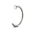 thumbnail image 1 of BodyJewelryOnline Nose Hoop Rings Implant Grade Titanium Open Hoop 18g or 20g Choose The Length, 1 of 5