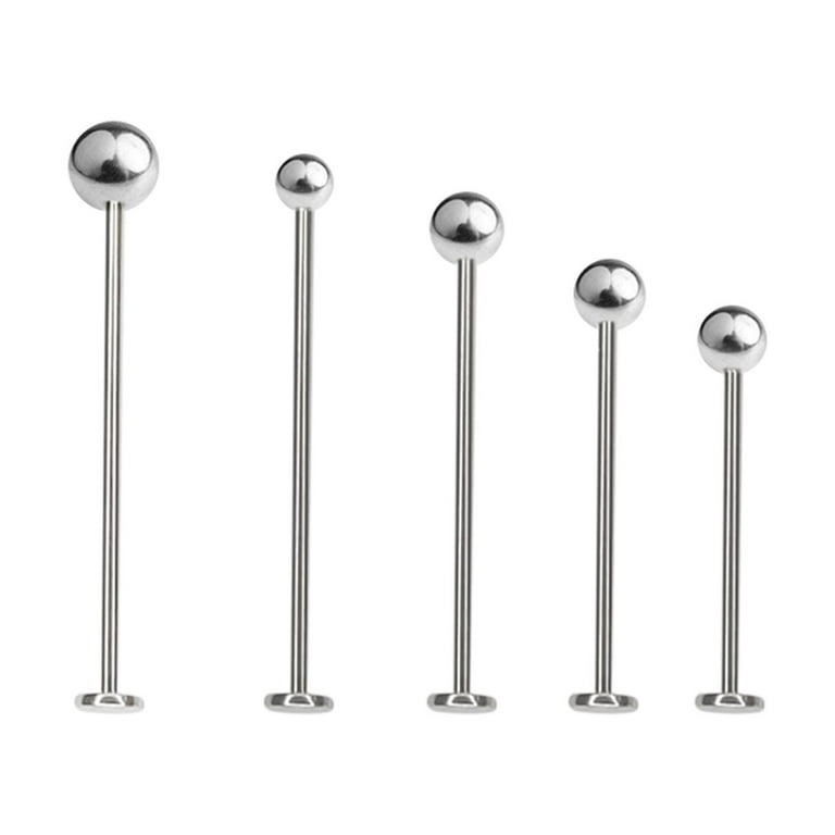 16ga Surgical Steel Internally Threaded Extra Small Ball Flat Back Labret Monroe 16ga Surgical Steel Internally Threaded Extra Small Ball Flat Back Labret Monroe