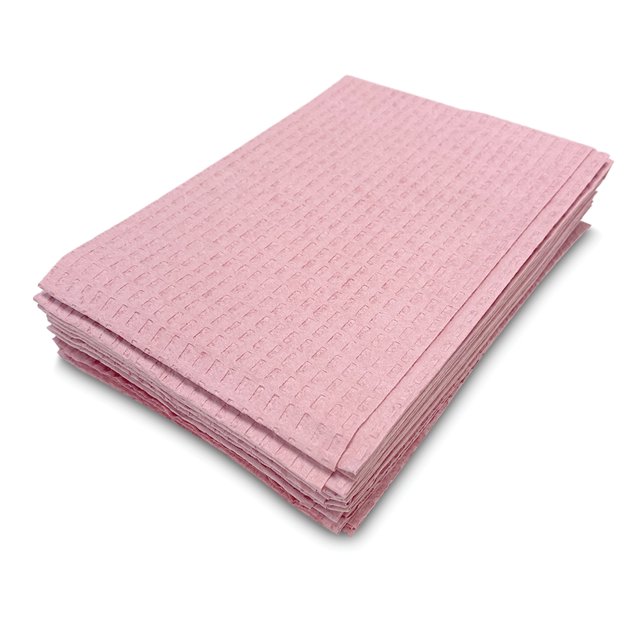 BodyMed 3-Ply Tissue/Poly Professional Towels, Mauve, Case of 500