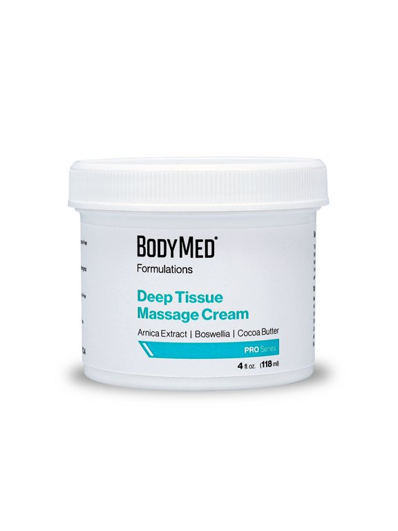 Formulations Deep Tissue Massage Cream, 4 oz. – Fragrance-Free, All-Natural Cream for Massage Therapy – Leaping Bunny Certified – with Arnica Extract & Jojoba – Non-Staining, & Paraben Free