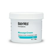 BodyMed Formulations Massage Cream, 4 oz. – Fragrance-Free, All-Natural Cream for Massage Therapy – Leaping Bunny Certified – with Arnica Extract & Jojoba – Non-Staining, & Paraben Free