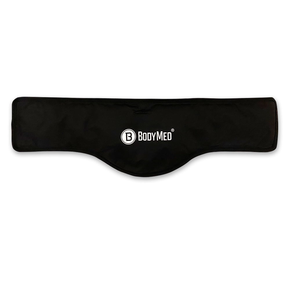 BodyMed Gel Cold Packs, Black, Neck Contour, 21 in. x 6 in. Reusable Cold Therapy Ice Pack
