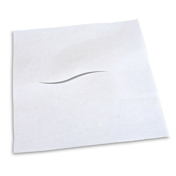 BodyMed Headrest Paper Tissue Sheets with Nose Slit, 12 in. x 12 in., White