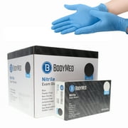 BodyMed Nitrile Gloves for Exam and Home Use, Medium, 1,000 Count - Latex & Powder Free Disposable Gloves for Medical