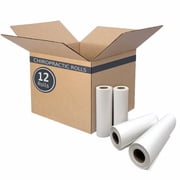 BodyMed Medical Exam Table Paper, 21 in. x 225 ft. [12 rolls] - Premium Crepe White Paper Roll - Disposable Table Sheet Cover for Diaper Changing, Waxing, Nursing, Chiropractor, Medical Office, Spa