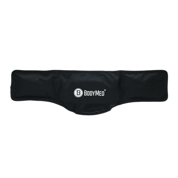 BodyMed Reusable Gel Ice Pack Cold Compress for Neck - Professional Grade Cold Therapy for Injuries, Aches, Swelling, Bruises, Sprains - 21 in. x 6 in. (Neck Contour)