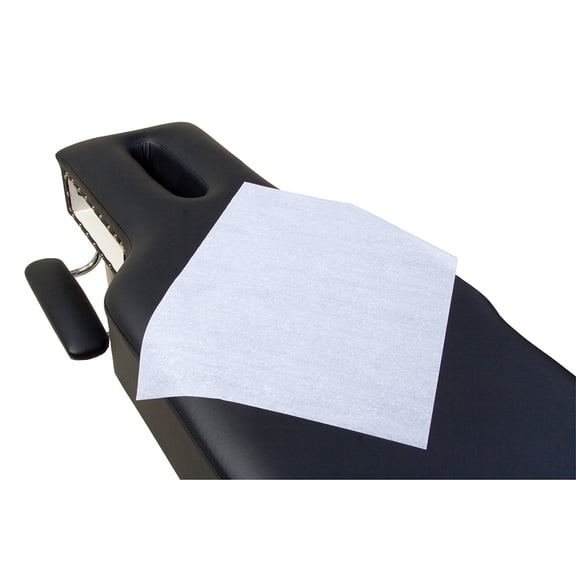 BodyMed White Precut Exam Table Crepe Sheets, 18 in. x 24 in., 1,000 Sheets/Box