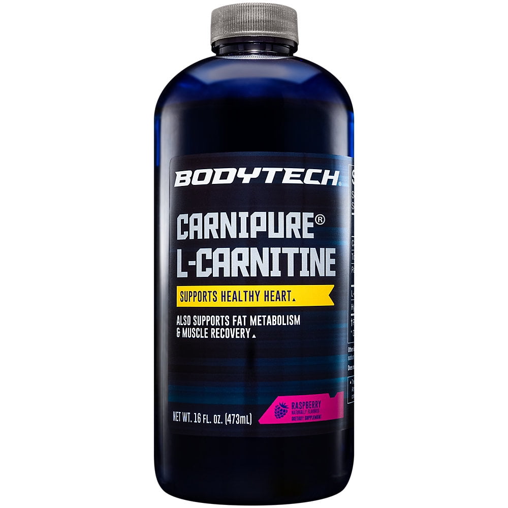 BodyTech Carnipure LCarnitine 1100 MG, Raspberry Supports Healthy