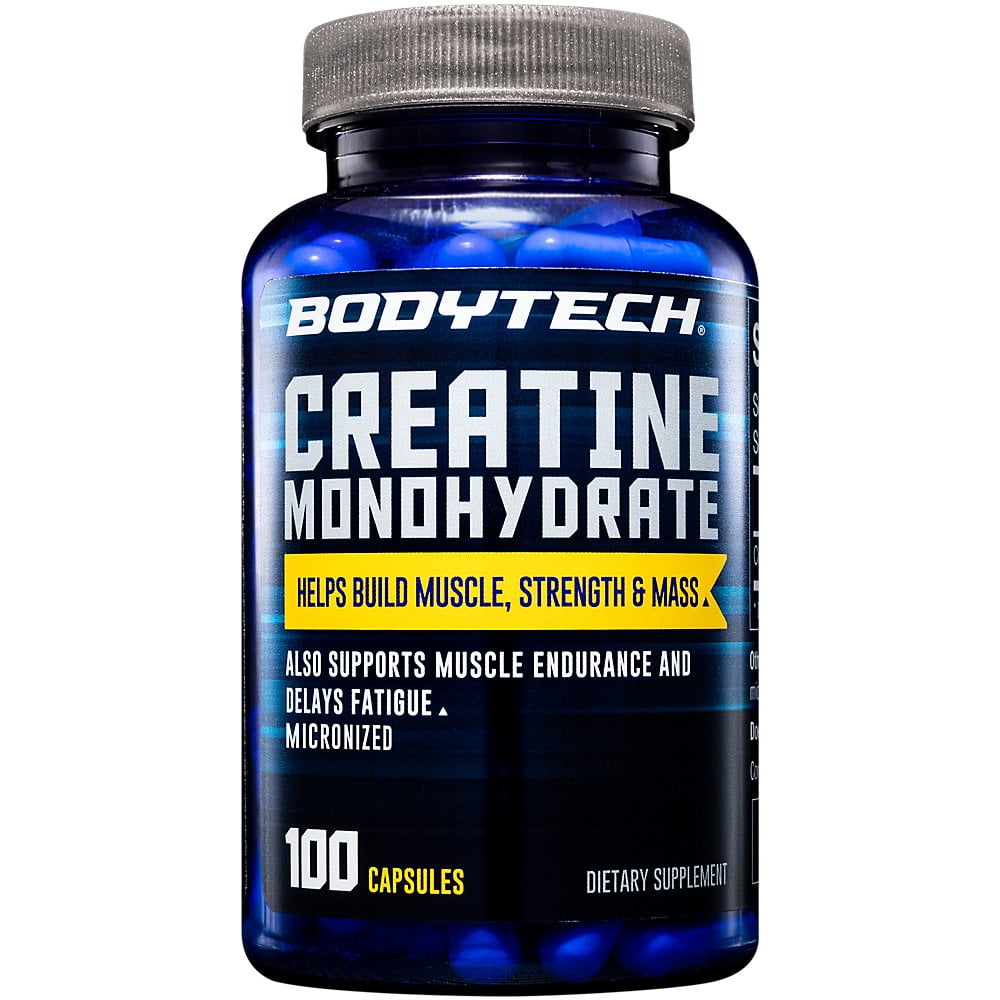 BodyTech Creatine Monohydrate (100 Capsules)