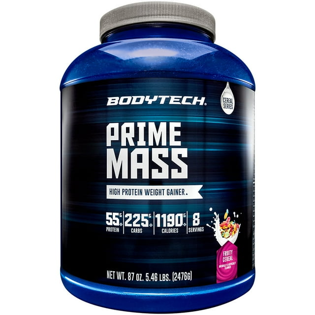 BodyTech Prime Mass High Protein Weight Gainer With 55 Grams of
