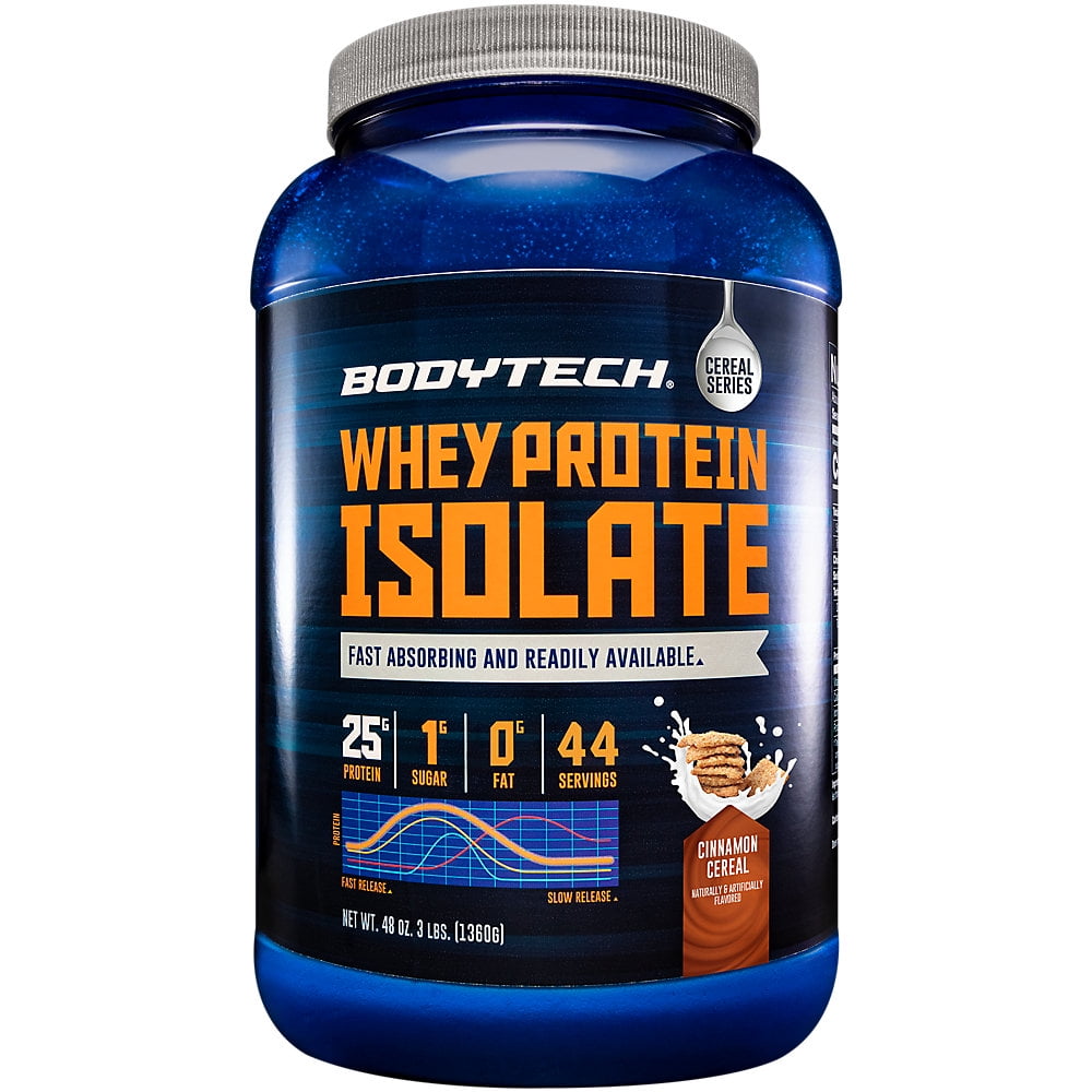 BodyTech Whey Protein Isolate Powder With 25 Grams of Protein per