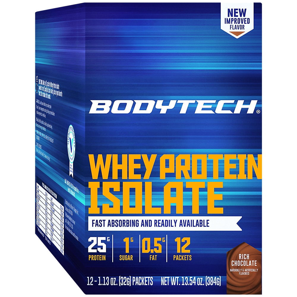 BodyTech Whey Protein Isolate Powder With 25 Grams of Protein per
