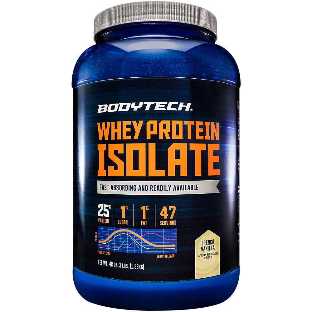 BodyTech Whey Protein Isolate Powder With 25 Grams of Protein per