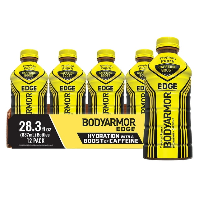 Bodyarmor Edge Sports Drink With Caffeine, Tropical Punch, Potassium
