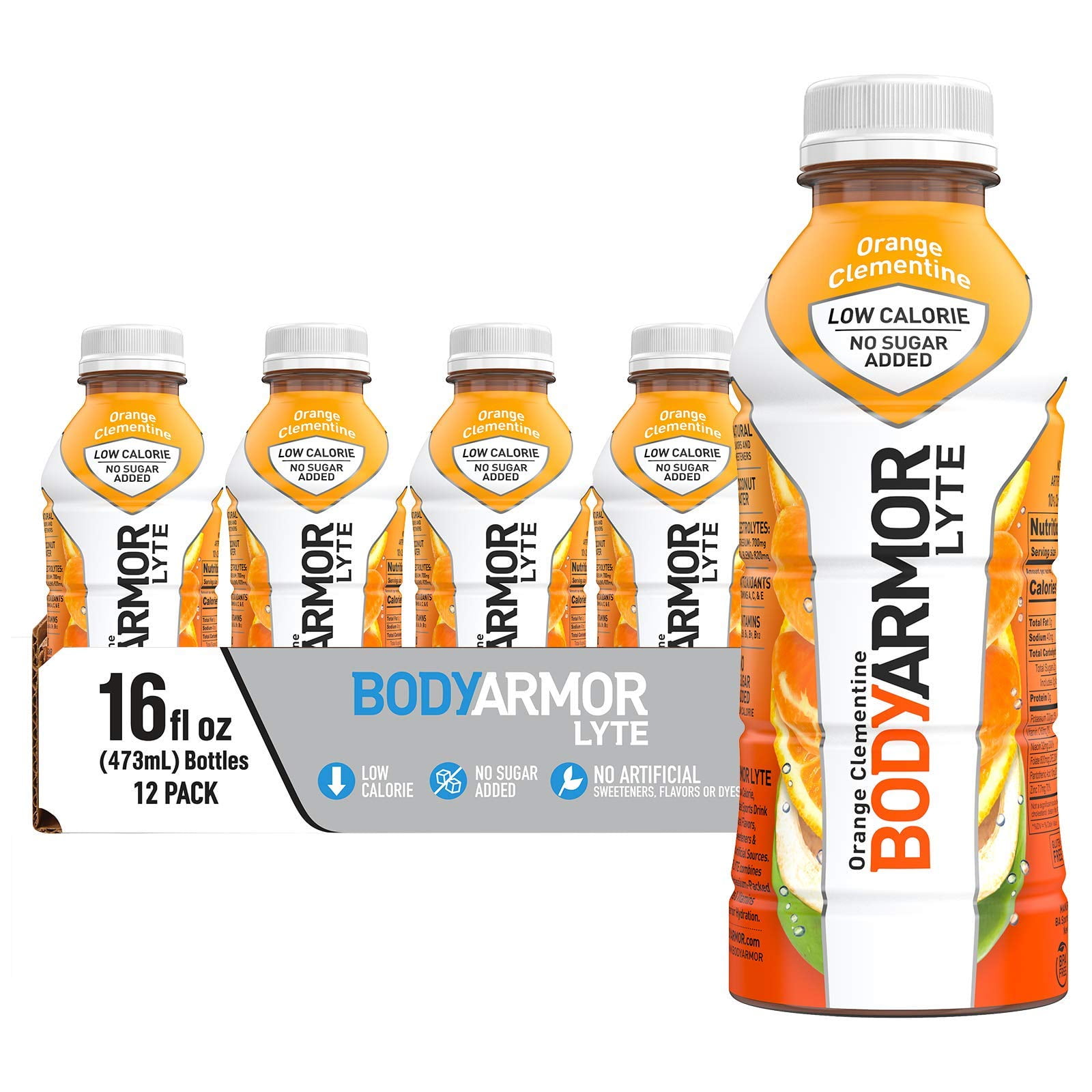 Bodyarmor Lyte Sports Drink LowCalorie Sports Beverage, Orange Clementine Orange Citrus
