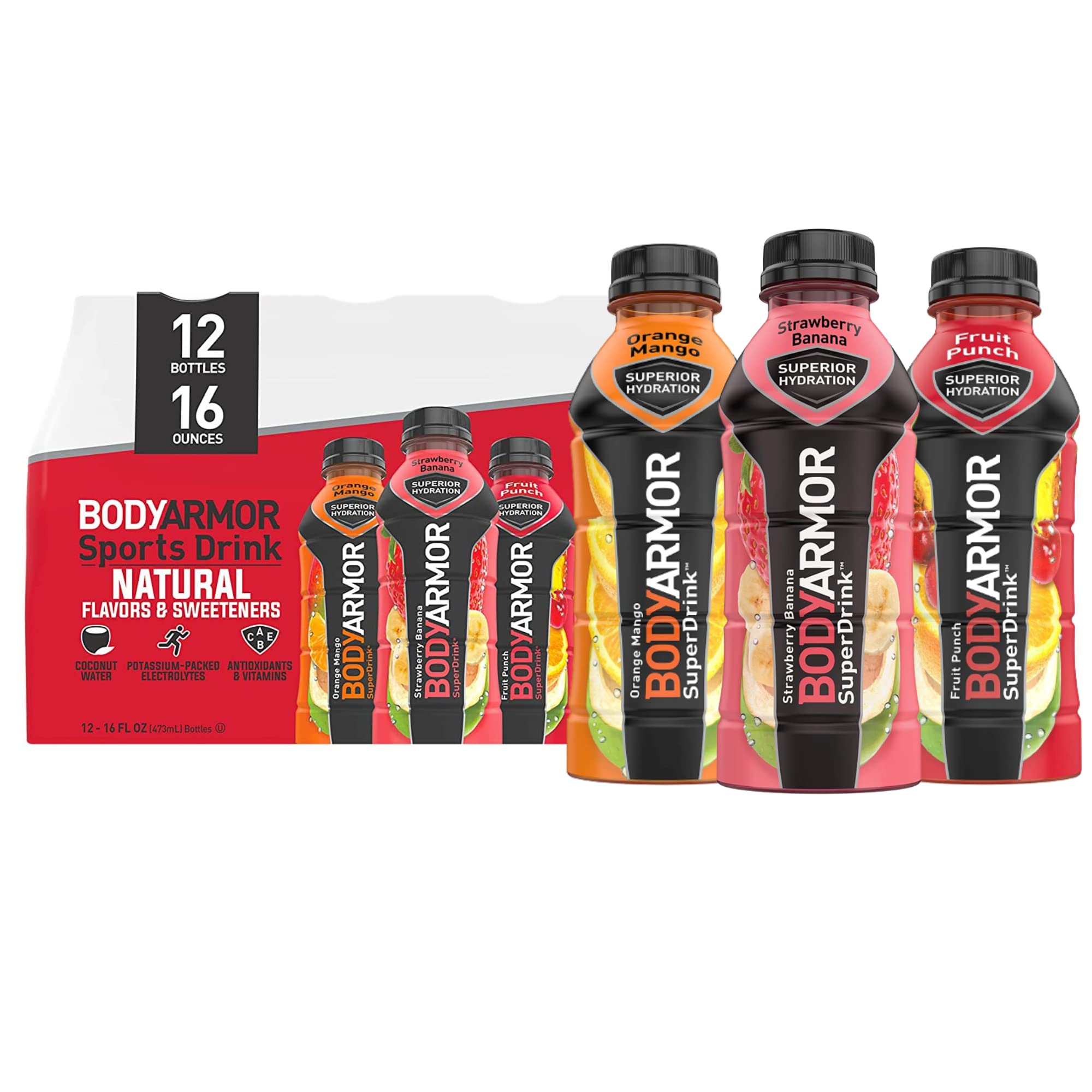 Bodyarmor Sports Drink Sports Beverage, Variety Pack, Coconut Water