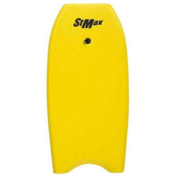 Bodyboard with Wrist Leash surf Boards for Kids EPS Core 34" 38" 41" Body Board Boogie Boards for Beach Toys Cruiser Board Pool Noodles Body Surf Boys and Girls Surfboard (Yellow, 34 Inch)