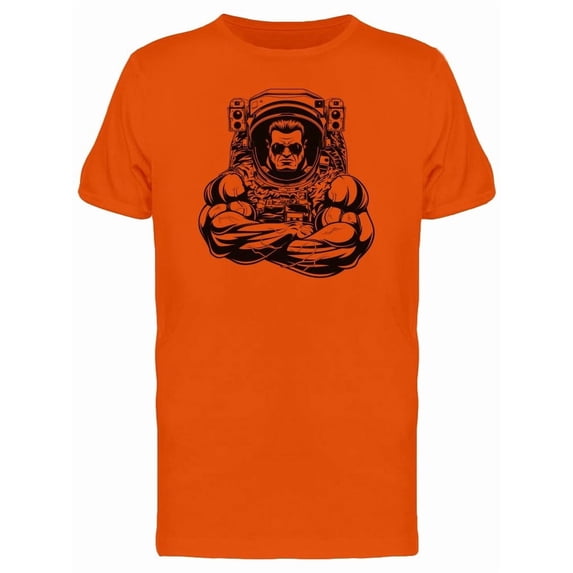 Bodybuilder Astronaut Tee Men's -Image by Shutterstock