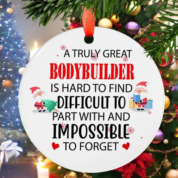 Bodybuilder Christmas Ornament, Xmas Hanging Ornament, Mother’S Day Ornament, Valentine Ornament Gift, Celebration Hanging Decor, Keepsake 2025