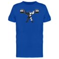 thumbnail image 1 of Bodybuilder Lifting Weights T-Shirt Men -Image by Shutterstock, Male 4X-Large, 1 of 2