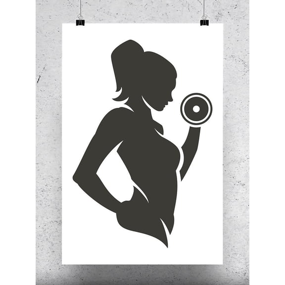 Bodybuilder . Poster -Image by Shutterstock