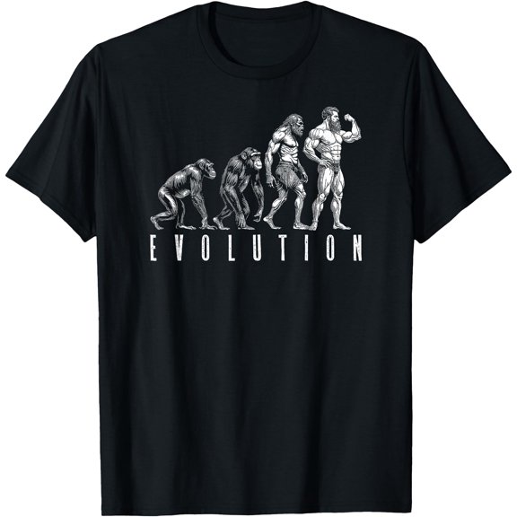 Bodybuilder Strongman Evolution Mass Bodybuilding Gym T-Shirt , Vintage T-Shirt