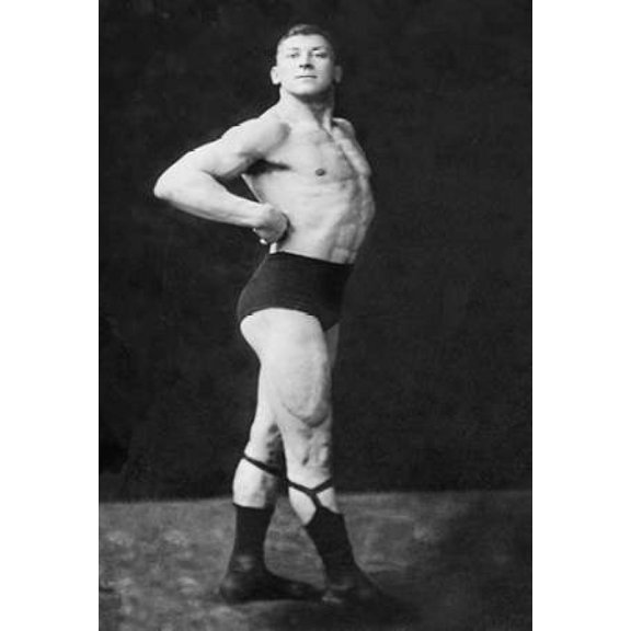 Bodybuilders Right Profile Poster Print by  Vintage Muscle Men