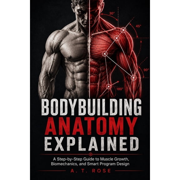 Bodybuilding Anatomy Explained: A Step-by-Step Guide to Muscle Growth, Biomechanics, and Smart Program Design, (Paperback)