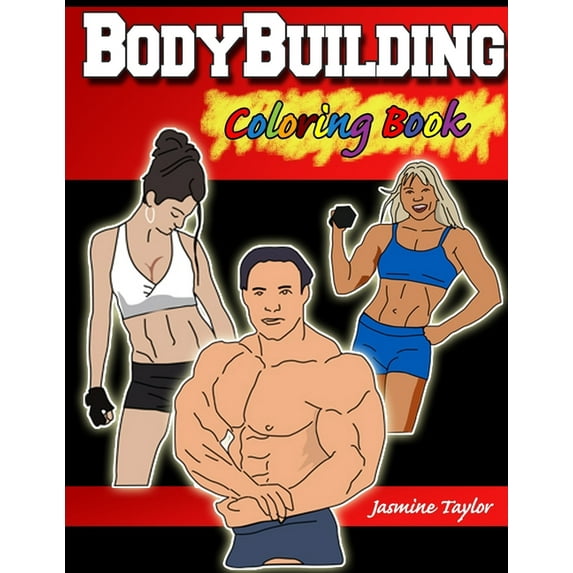 Bodybuilding Coloring Book, (Paperback)
