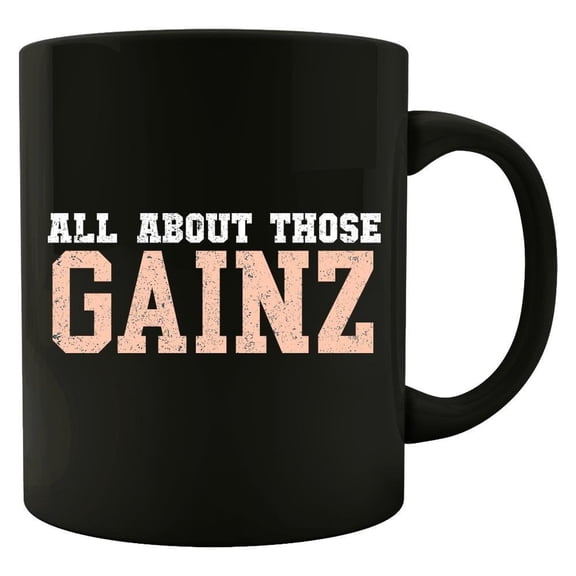 Bodybuilding 11 oz Coffee Mug - Funny Weight Training Reps Humor White Ceramic Gift
