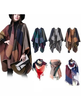  LEIGE Winter Scarf Women Soft Border Letters Scarves Wraps  Thick Long Shawl Stoles Hijabs (Color : D, Size : 1) : Clothing, Shoes &  Jewelry