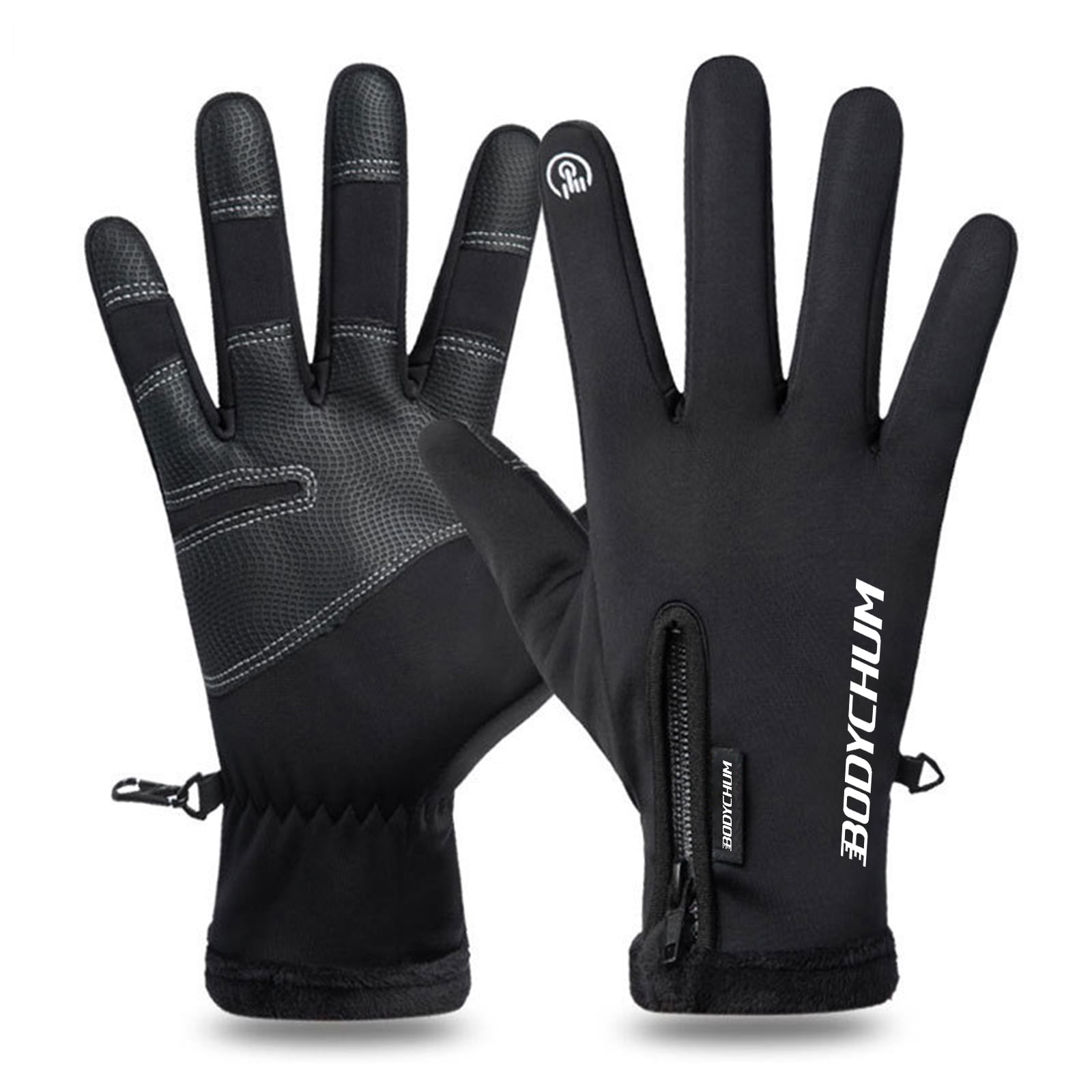 Bodychum Men's Gloves Winter Warm Driving Gloves Man Women Fleece Touchscreen Gloves Waterproof