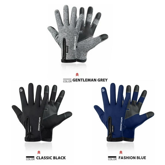 Bodychum Winter Sports Gloves for Men Driving Windproof Waterproof Thermal Touch Screen Mittens for Women, Valentines Day Gifts for Him