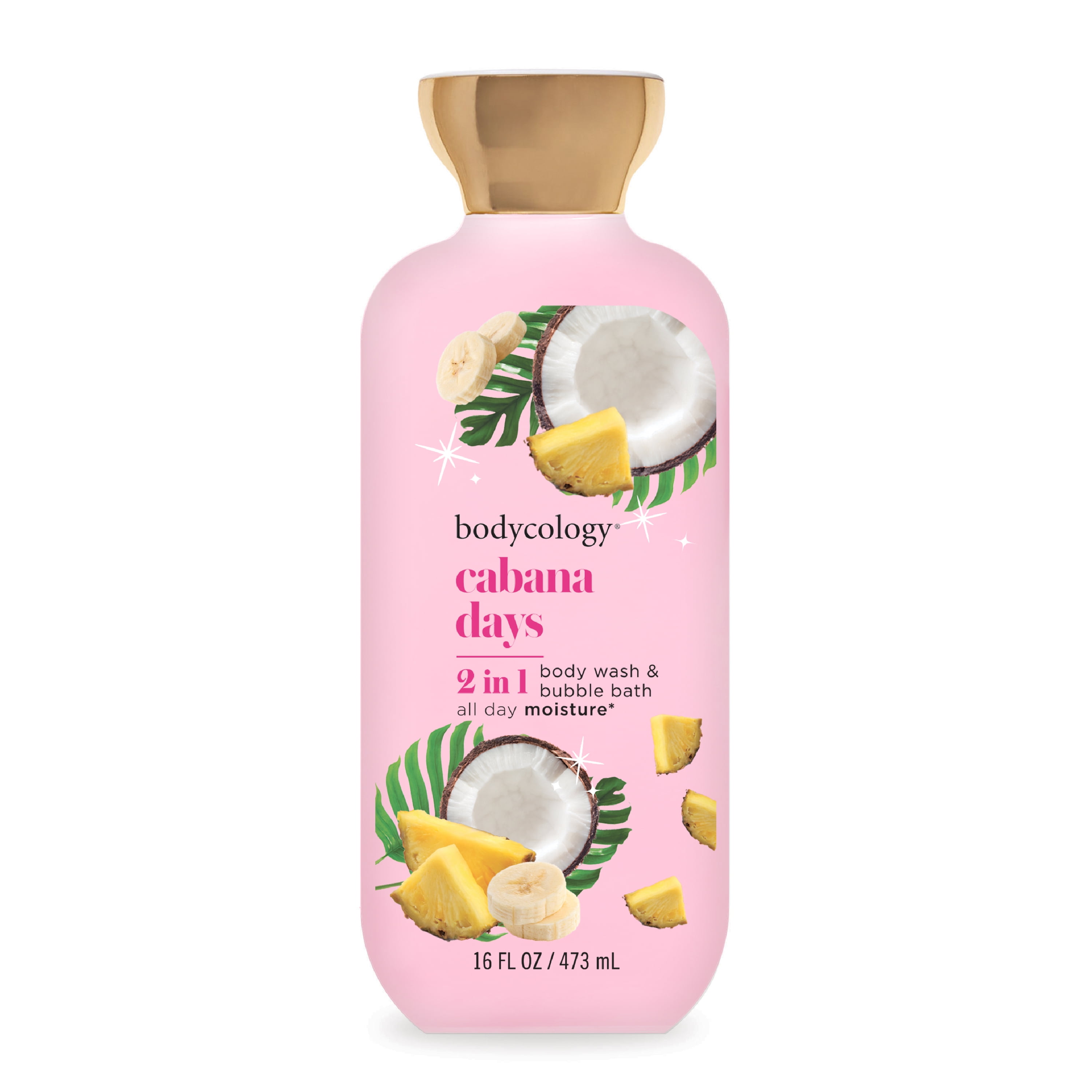 Bodycology 2in1 Body Wash Bubble Bath, Cabana Days, 16 fl