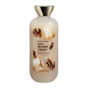 Bodycology 2 in 1 Body Wash & Bubble Bath, Cozy Fireside S'more,16 oz