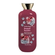 Bodycology Frosted Berries 2 in 1 Body Wash & Bubble Bath, 16 fl.oz.