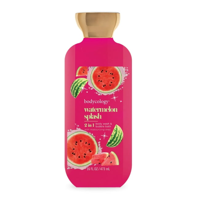 Bodycology 2in1 Body Wash & Bubble Bath, Watermelon Splash, 16 fl oz