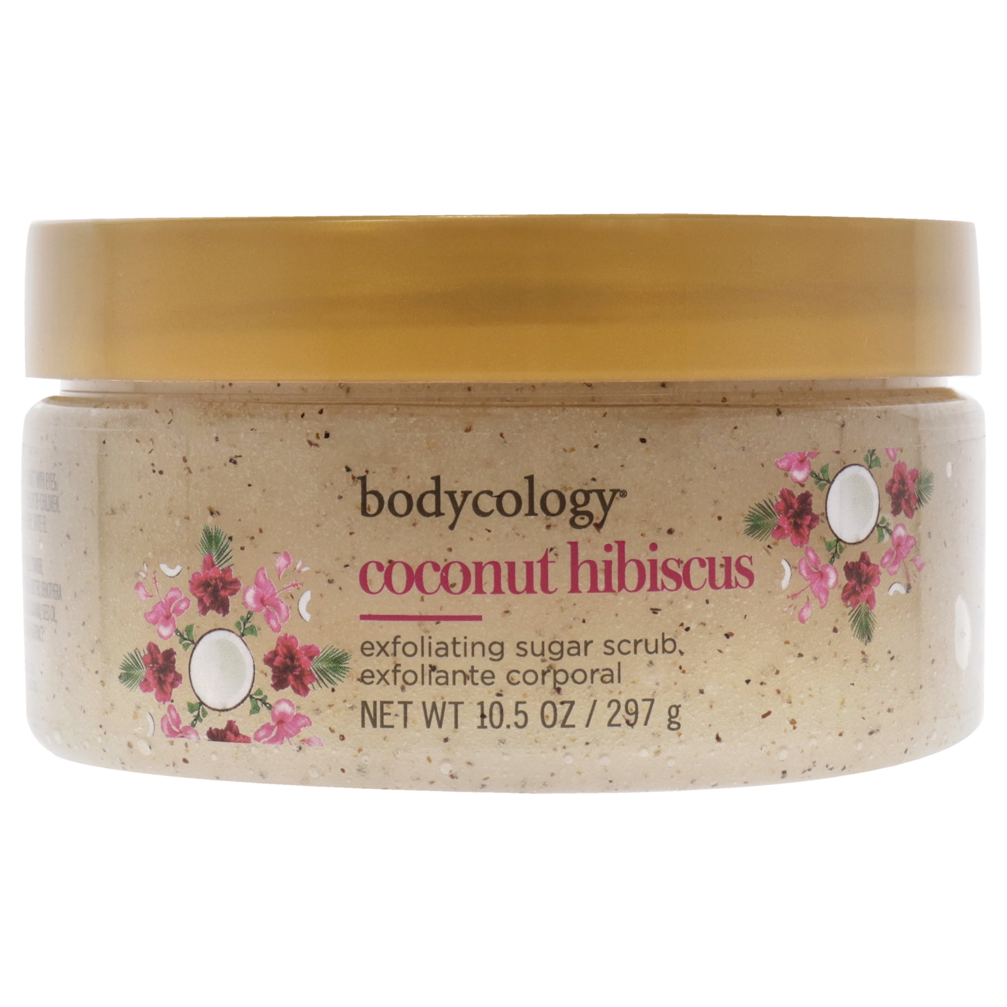Bodycology Coconut Hibiscus Exfoliating Sugar Scrub, 10.5 oz Scrub ...