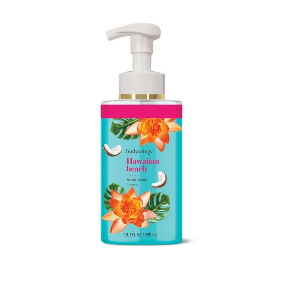 Bodycology Foaming Hand Soap, Hawaiian Beach, 10.1 oz