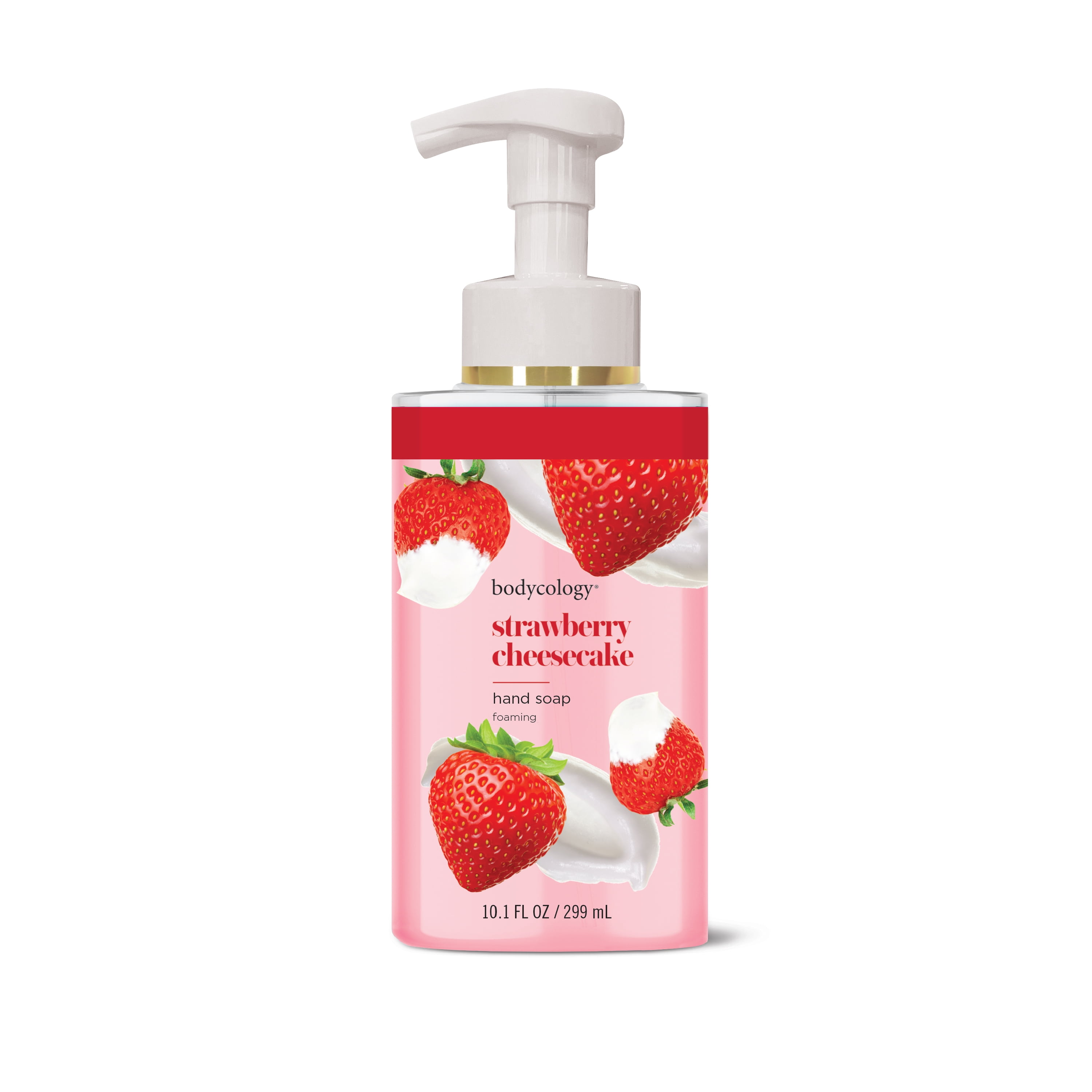 Bodycology Foaming Hand Soap, Strawberry Cheesecake, 10.1 oz