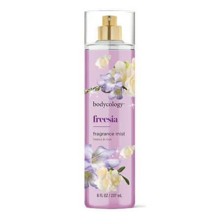 Bodycology Long-Lasting Fragrance Body Mist, Freesia, 8 fl oz