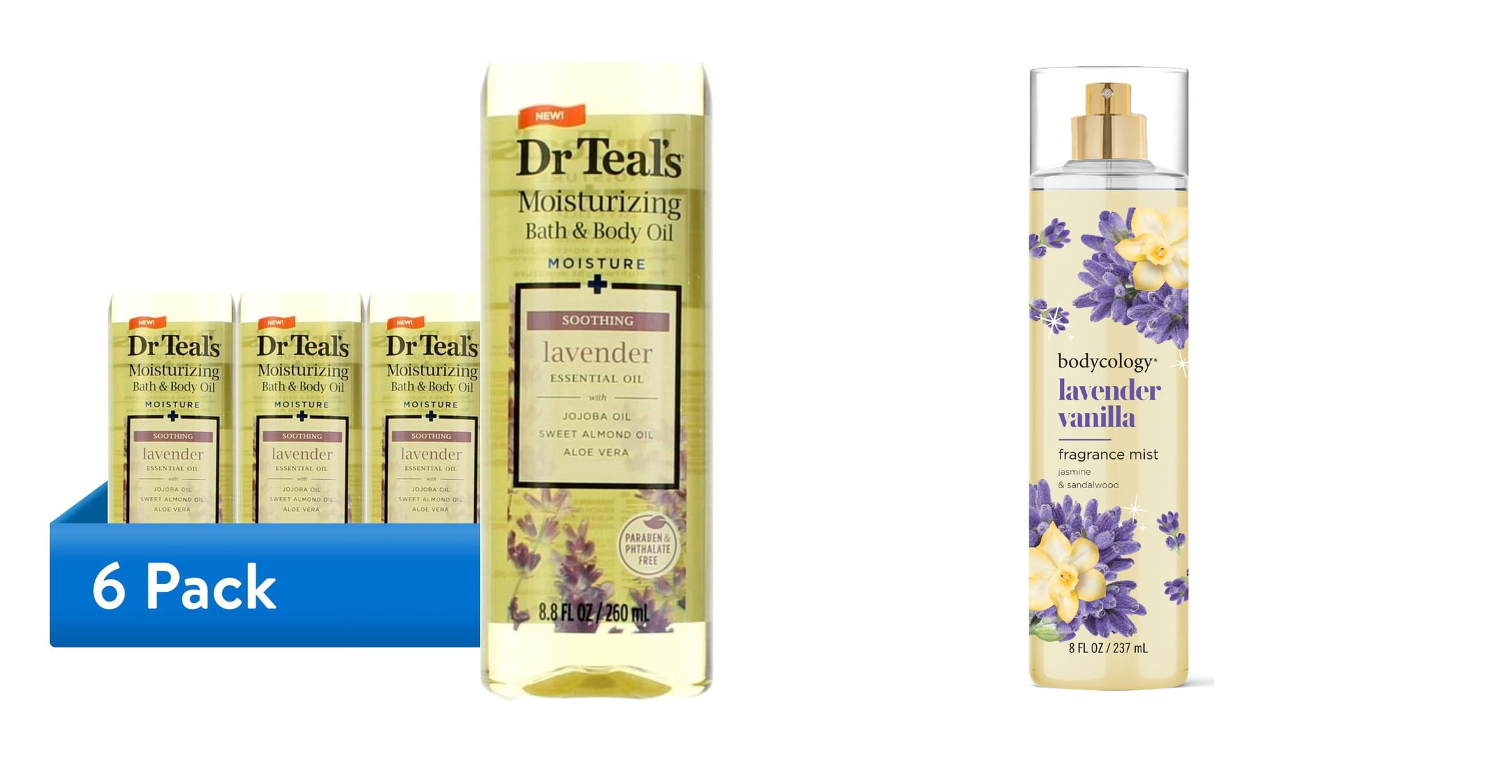 ( & Bodycology Long-Lasting Fragrance Body Mist, Lavender Vanilla Bundle