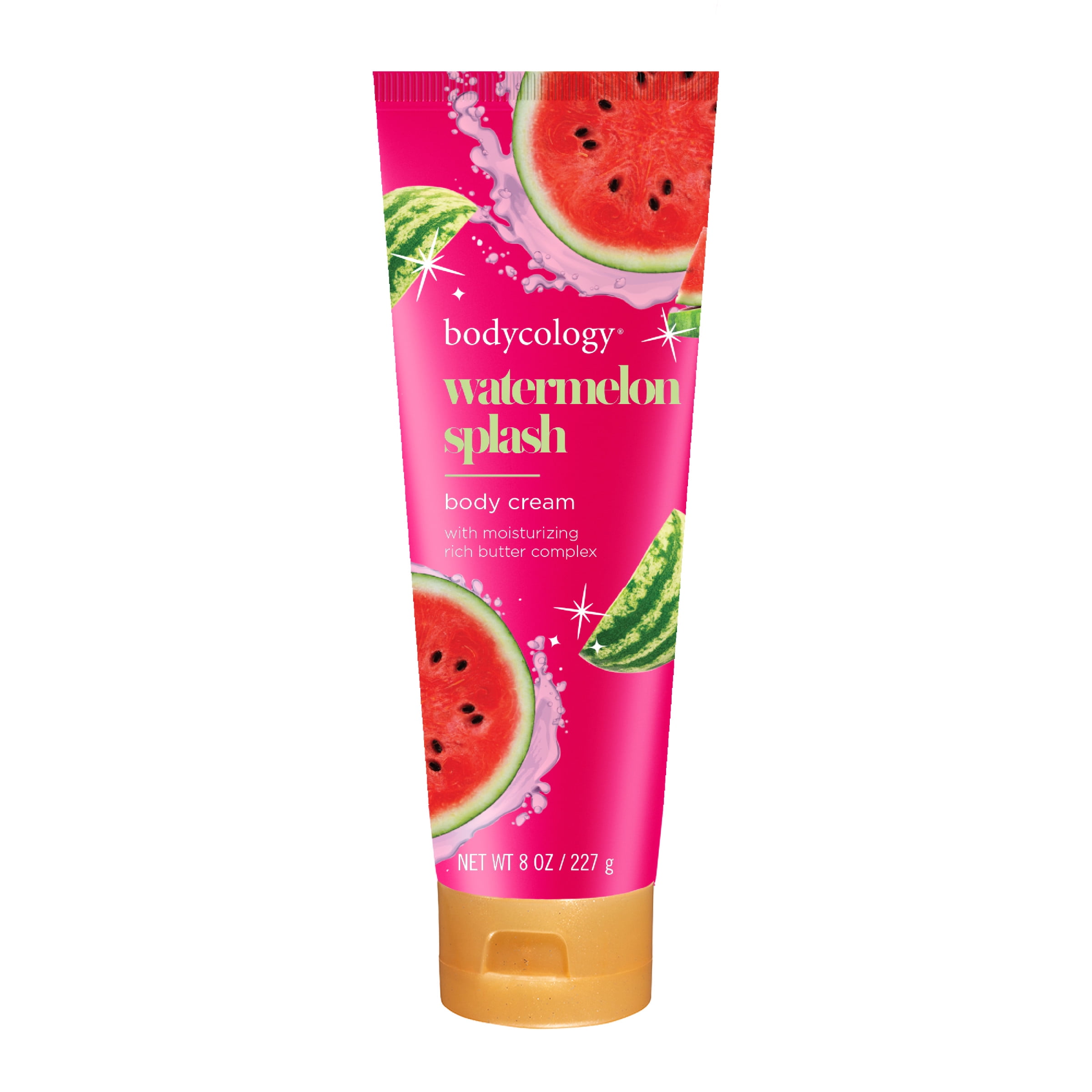 Bodycology Shea Butter Body Cream, Watermelon Splash, 8 oz