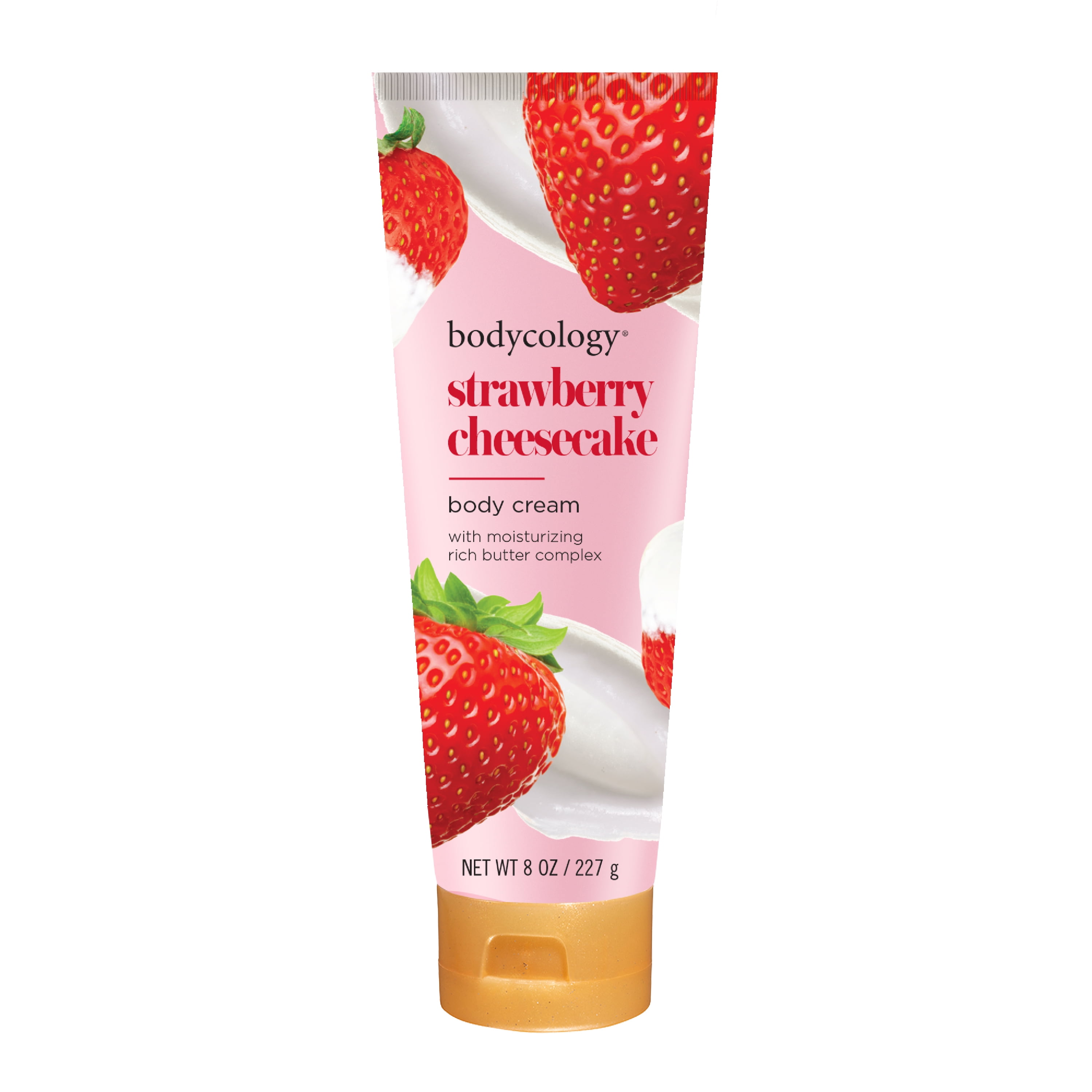 Bodycology Strawberry Cheesecake Body Cream, 8 oz - Walmart.com