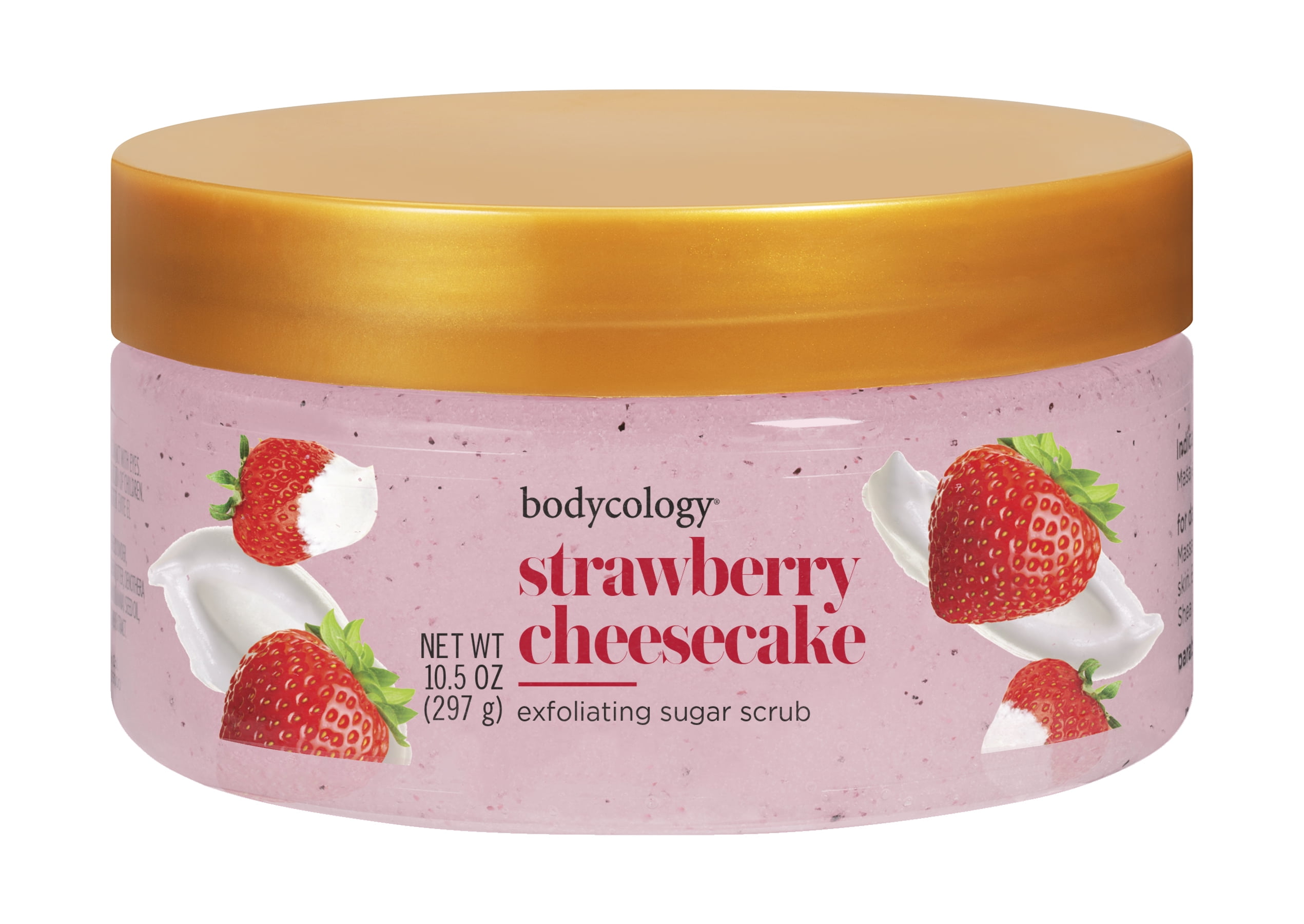 Bodycology Strawberry Cheesecake Sugar Scrub, 10 fl.oz.
